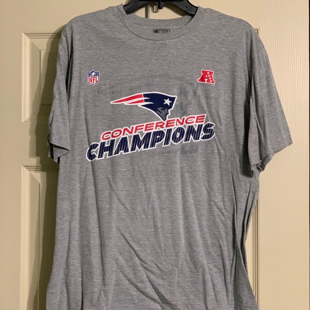 New England Patriots Gray T-Shirt XL Fanatics NFL